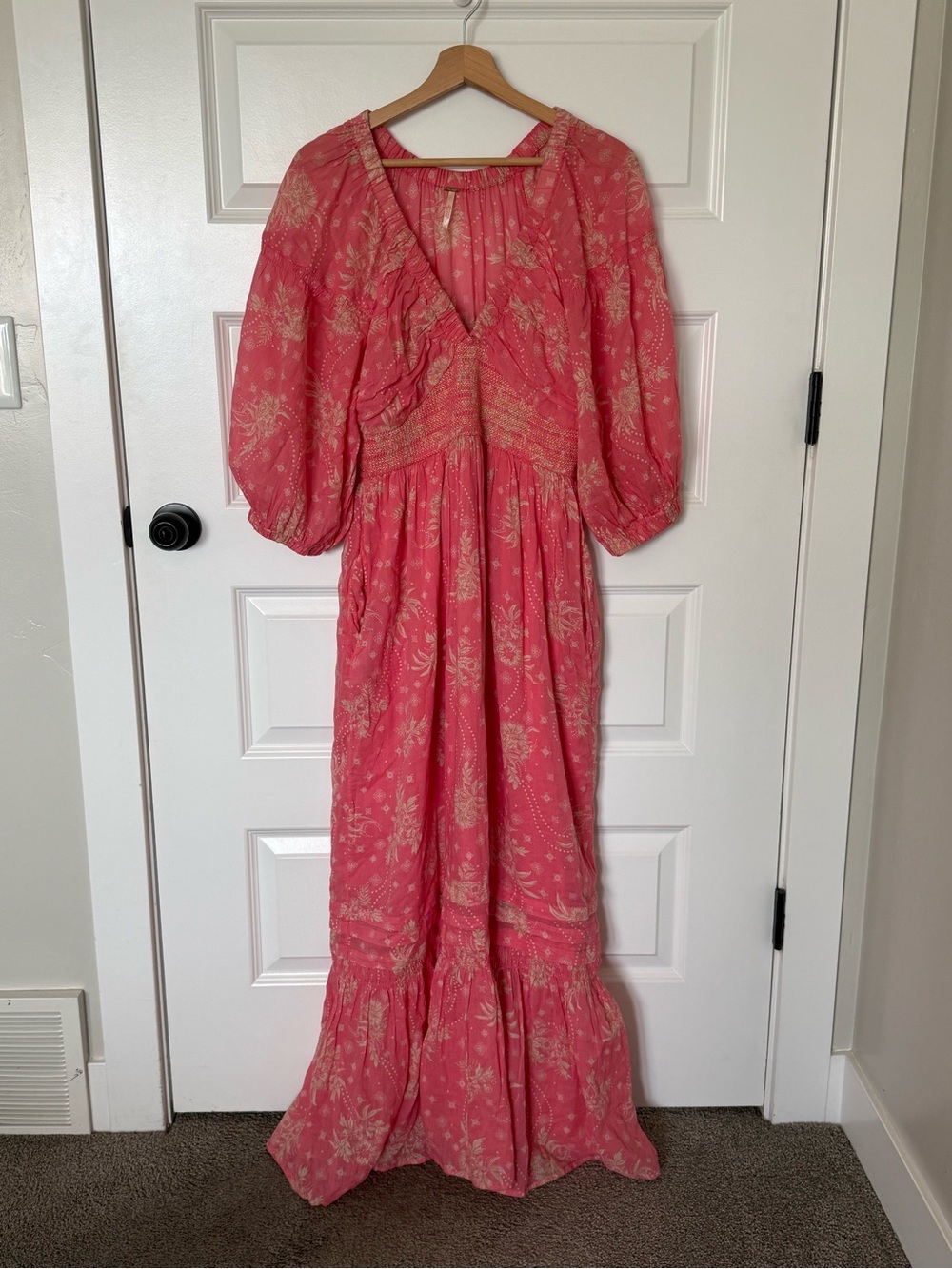 Free people Pink Floral Maxi Dress - Women